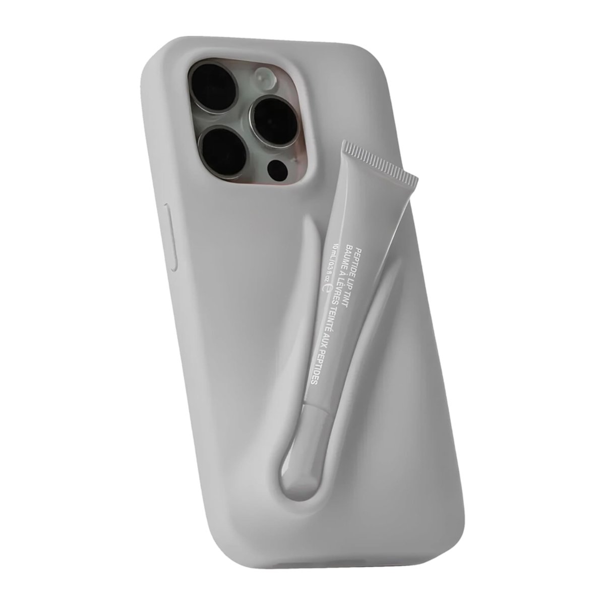 Husă Rhode Lip Tint Apple iPhone 16, Grey - xstore.md photo 0