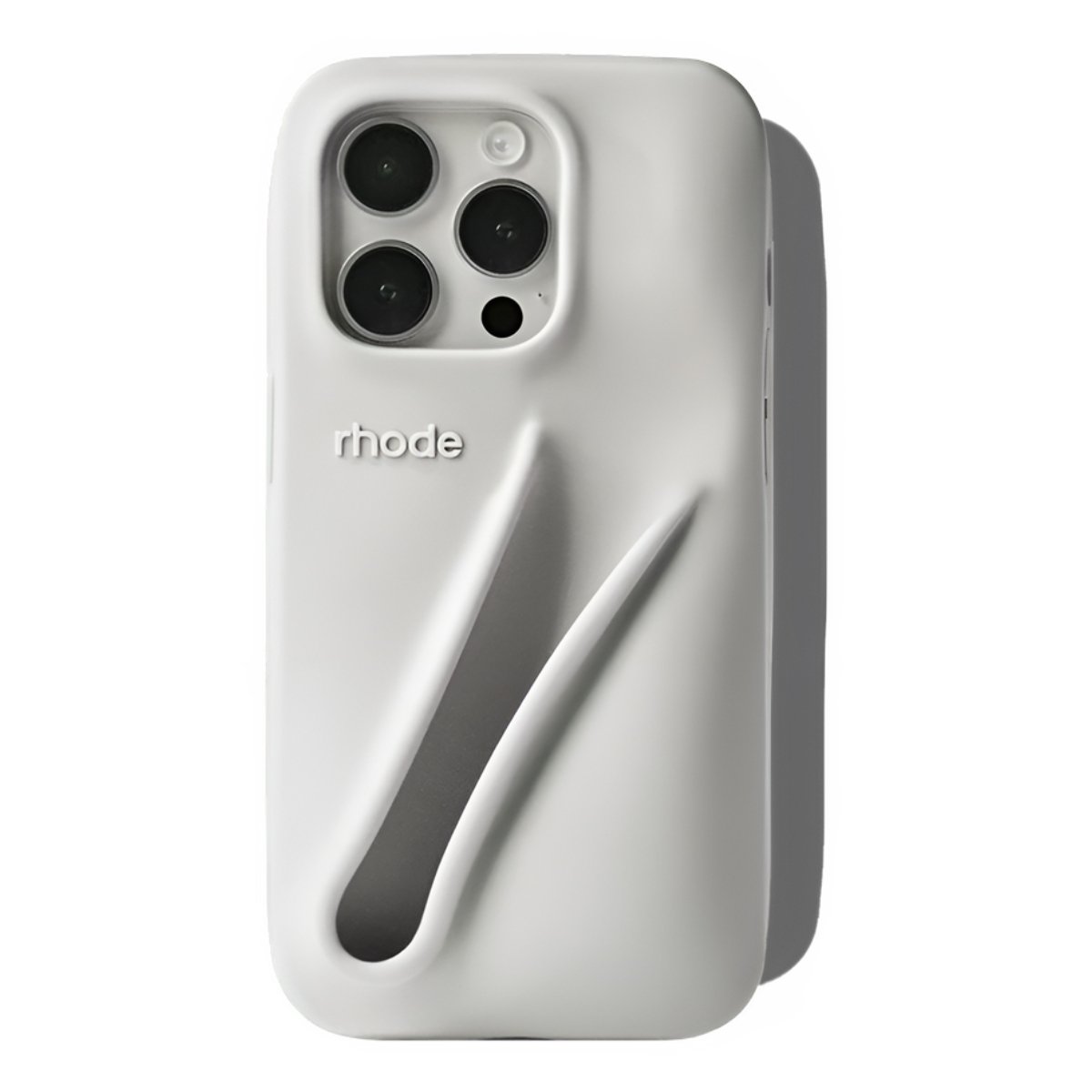 Husă Rhode Lip Tint Apple iPhone 16, Grey - xstore.md photo