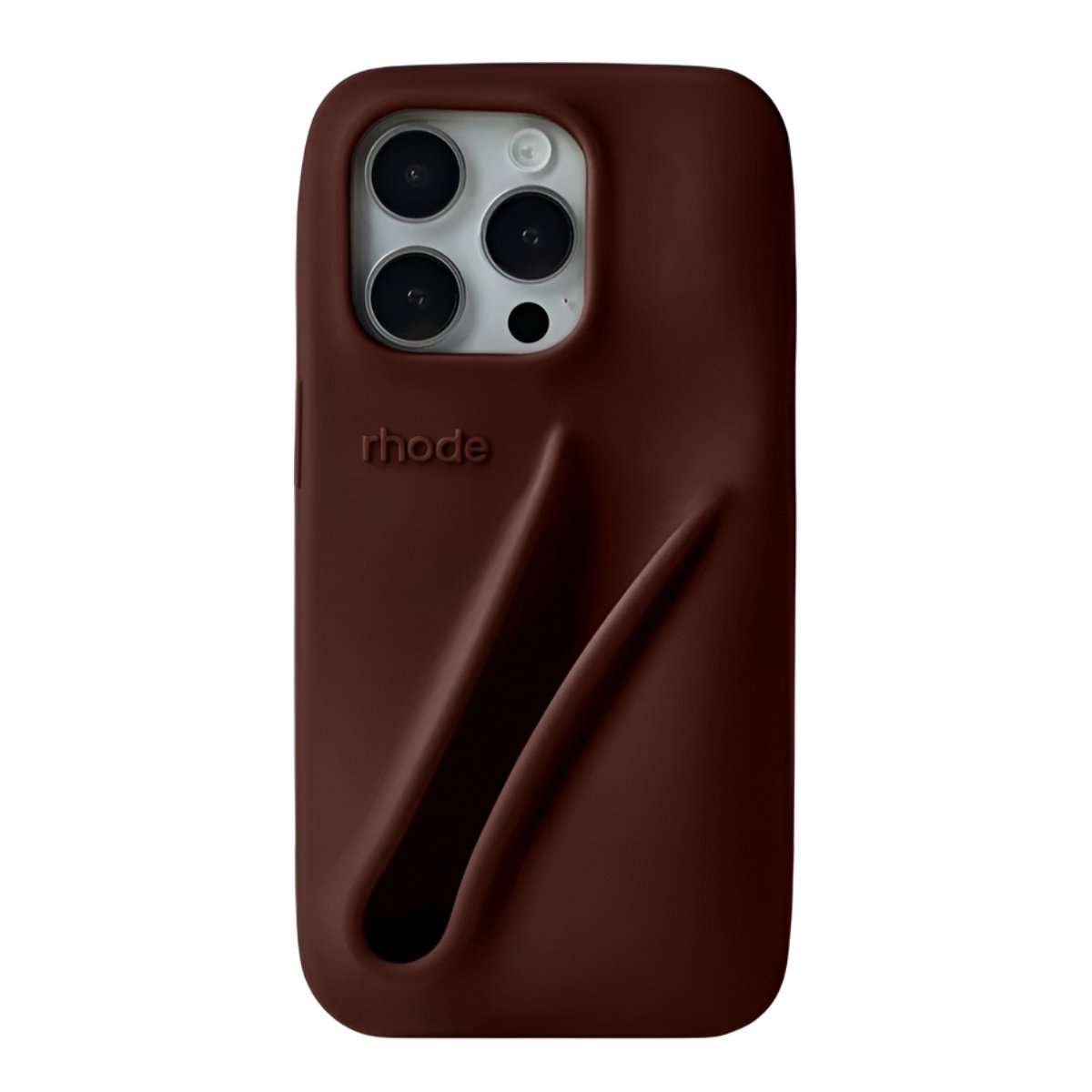 Husă Rhode Lip Tint Apple iPhone 16, Brown - xstore.md photo