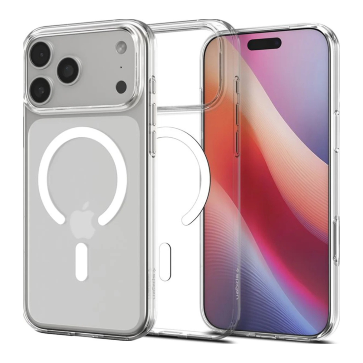 Чехол Spigen Apple iPhone 17 Pro Max, Прозрачный - xstore.md photo