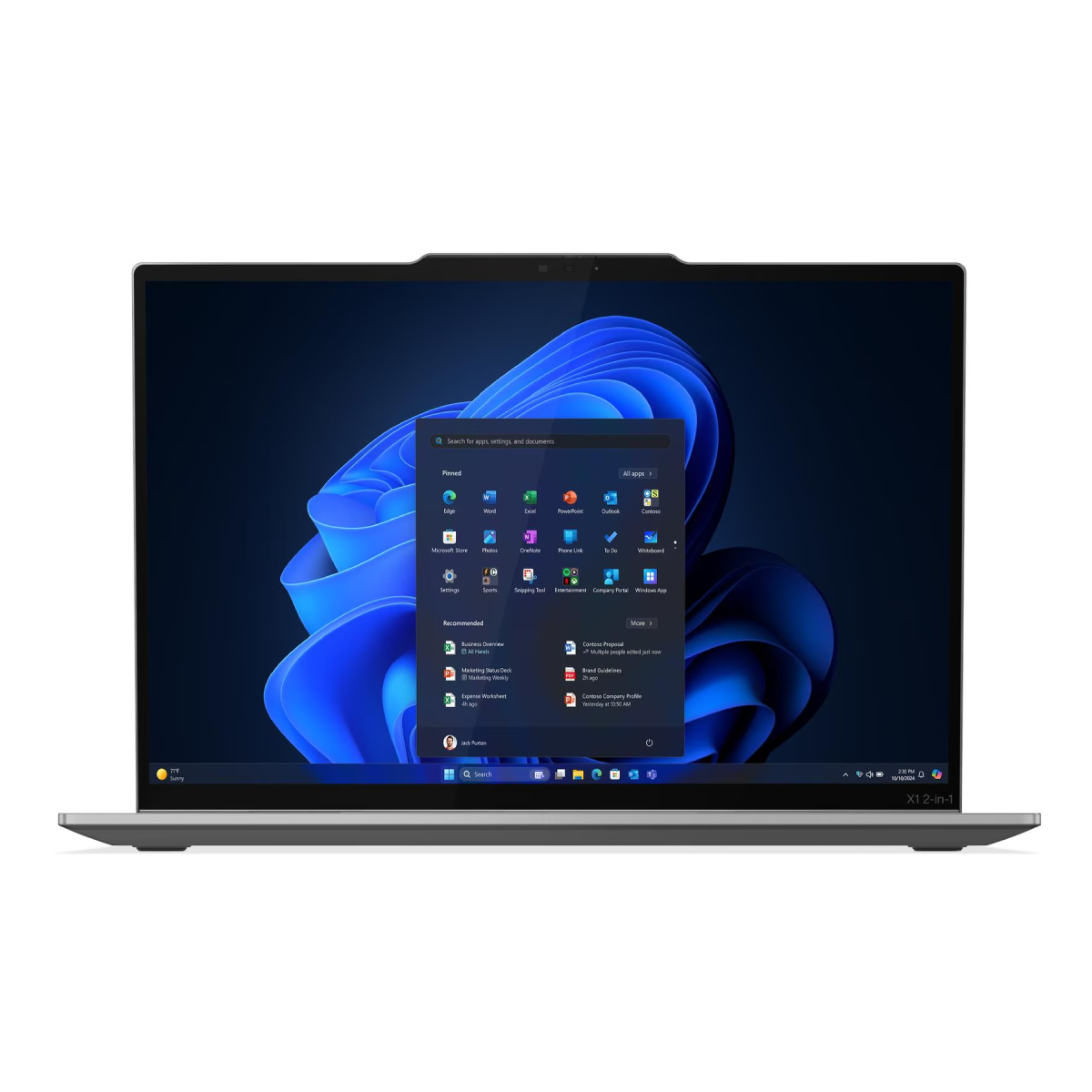 Laptop Lenovo ThinkPad X1 2-in-1 Gen 10 (21NU00KFGX) - xstore.md photo 0