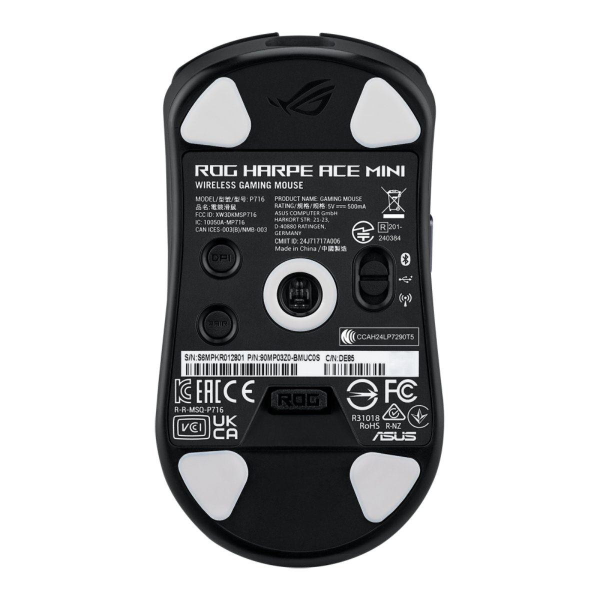 Wireless Mouse ASUS ROG Harpe Ace Mini, Black în Moldova - xstore.md photo 7