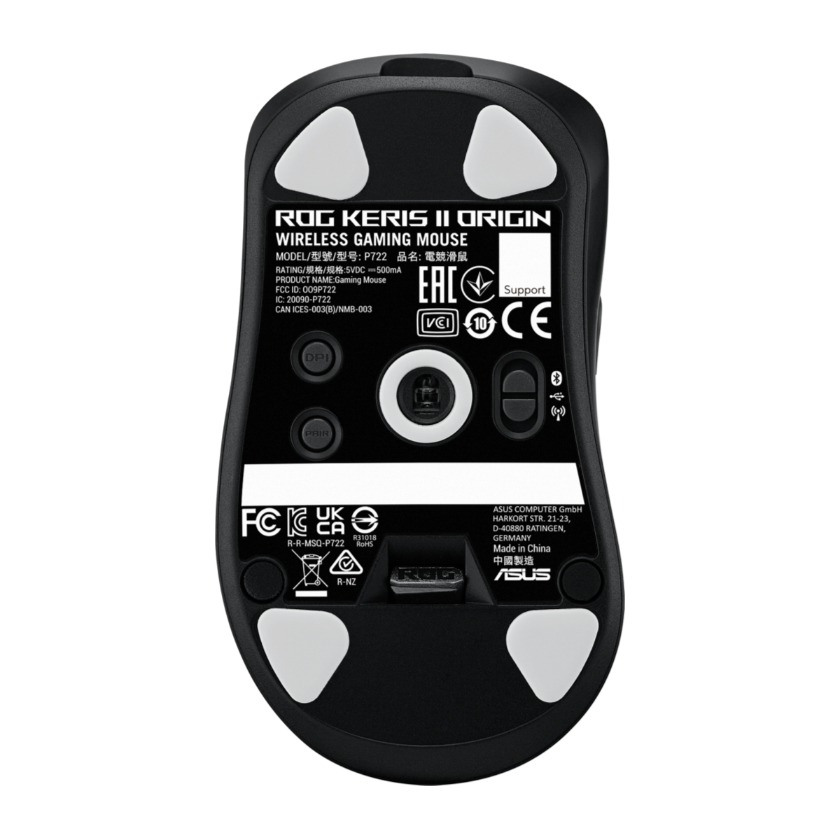 Wireless Mouse ASUS ROG Keris II Origin, Black în Moldova - xstore.md photo 8