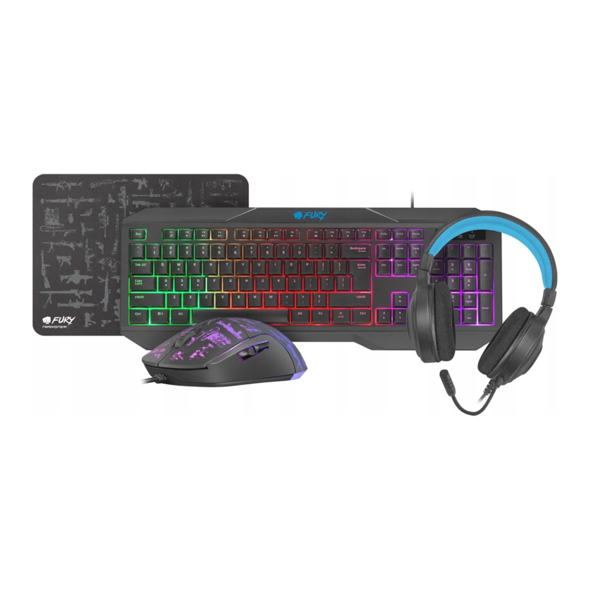Gaming Set Fury Thunderstreak 3.0 în Moldova - xstore.md photo