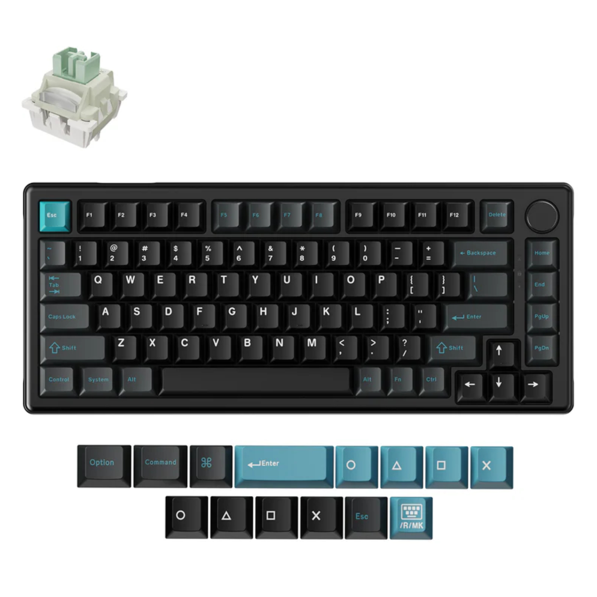 Tastatură Keychron J2 HE 8K, Black - xstore.md photo