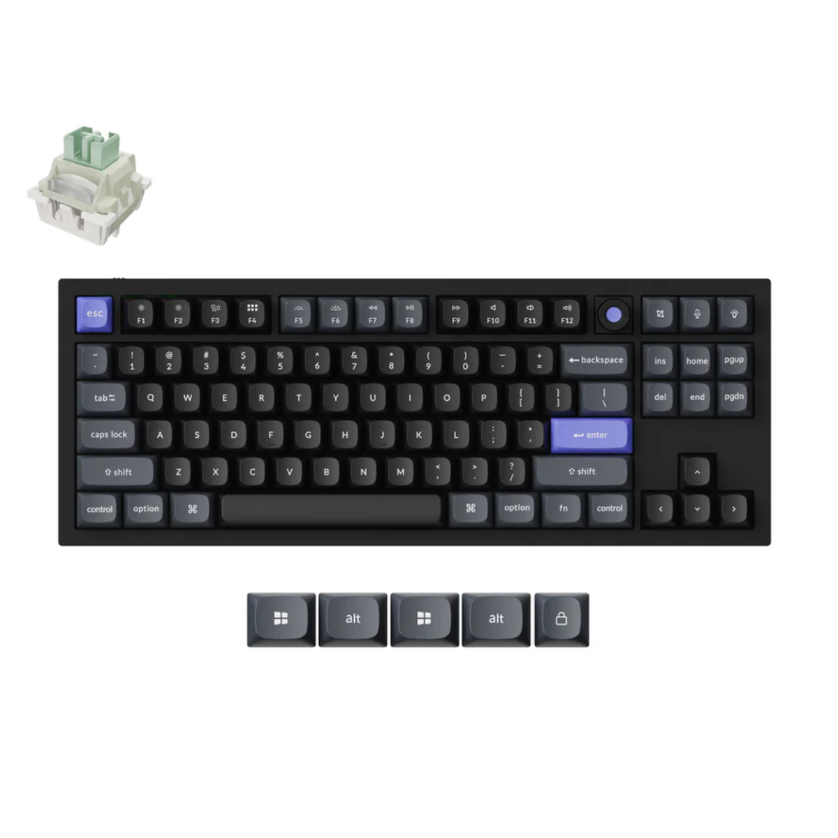 Клавиатура Keychron Q3 HE 8K, Black - xstore.md photo