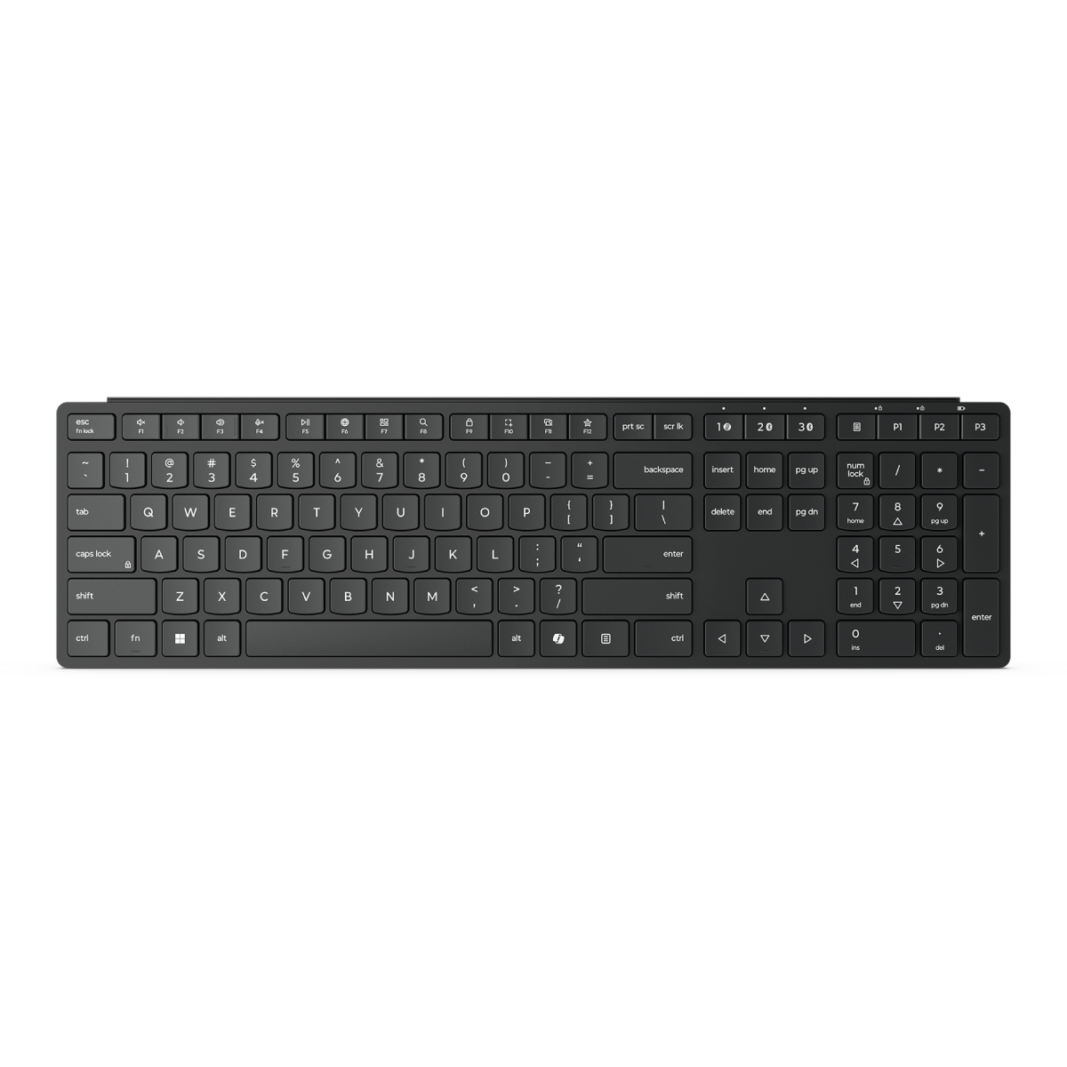 Tastatură fără fir Lenovo Multi-Mode Pro 6000, Black în Moldova - xstore.md photo