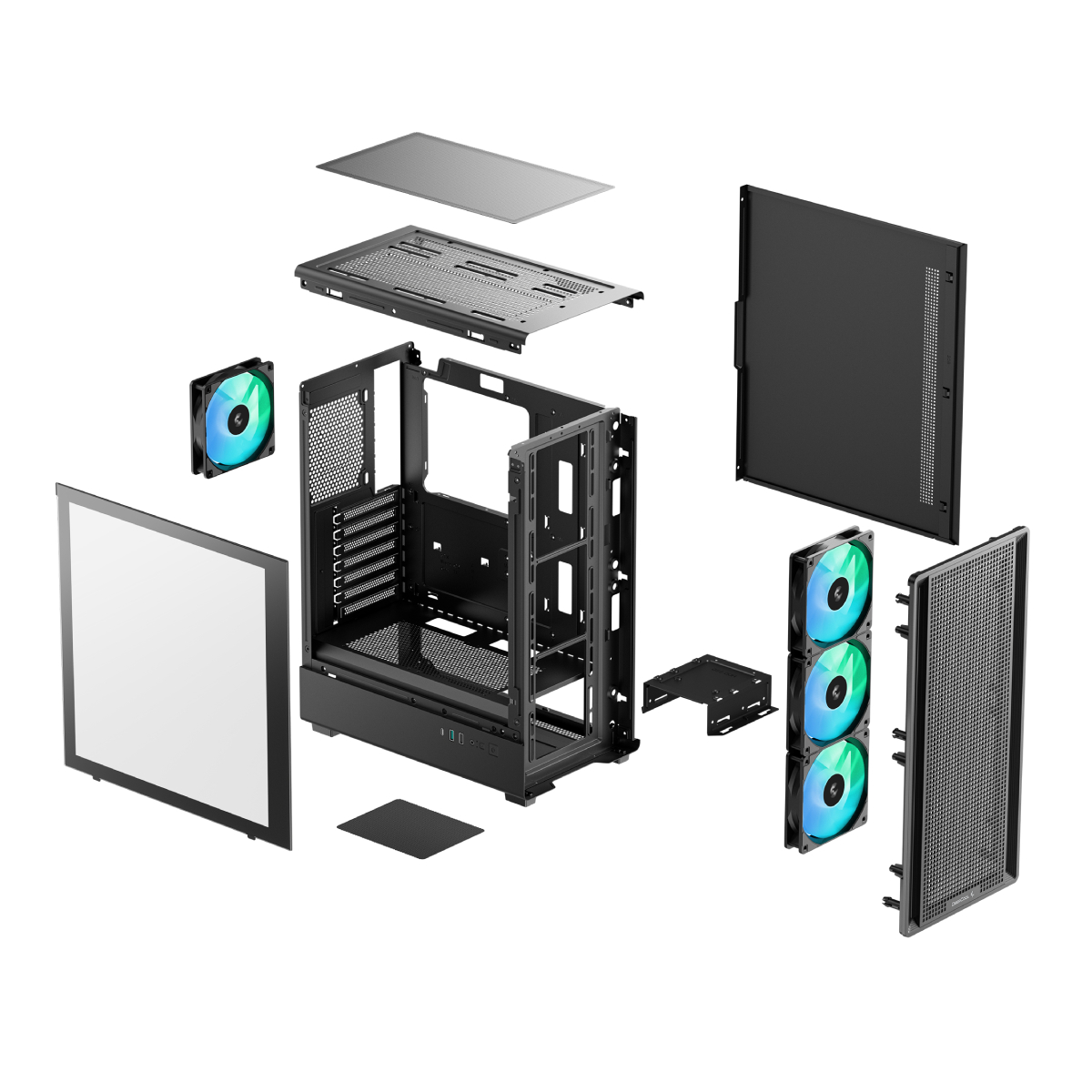 Корпус ПК DeepCool CC550 4F в Молдове - xstore.md photo 5
