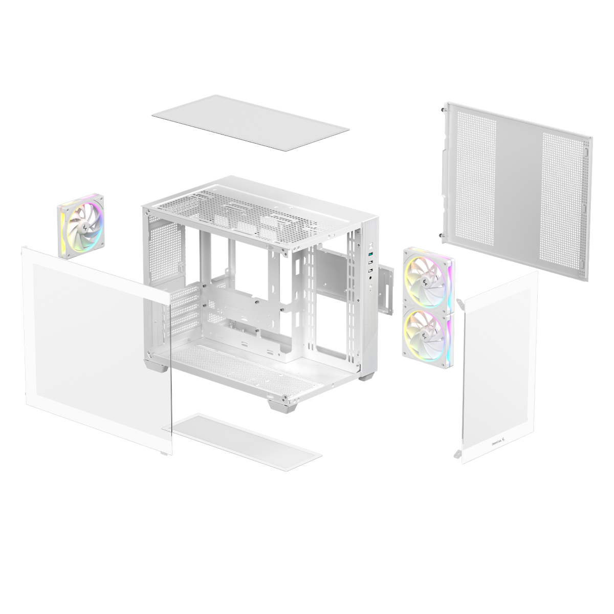 Carcasă DeepCool CG330 3F WH în Moldova - xstore.md photo 5
