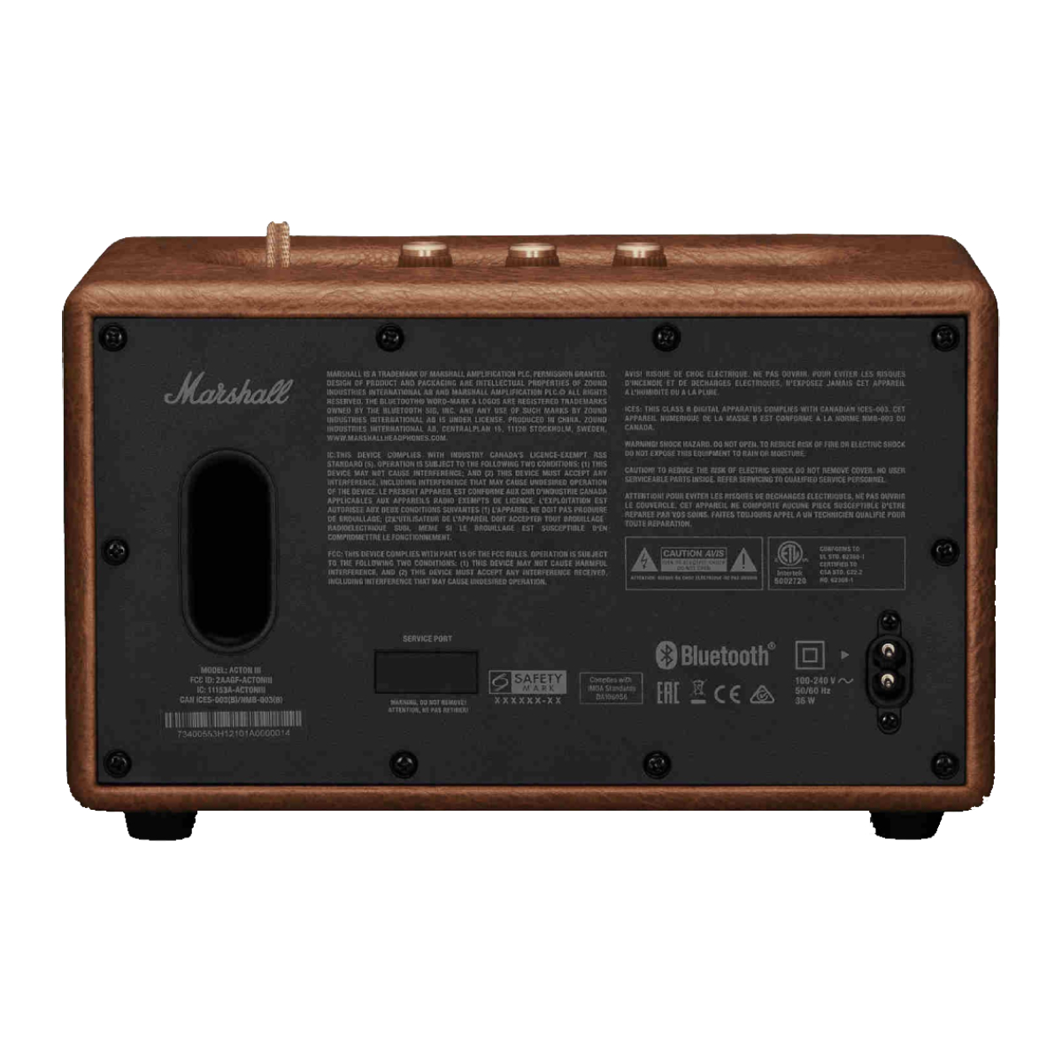 Колонка Marshall Acton III, Brown в Молдове - xstore.md photo 3