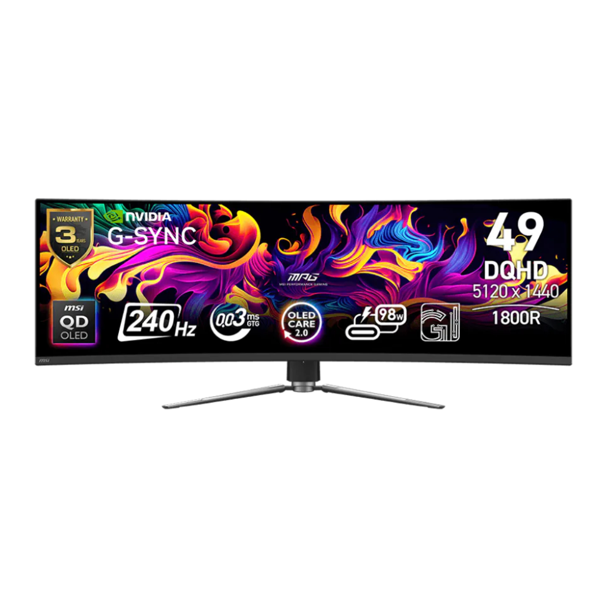 Monitor MSI MPG 491CQPX QD-OLED în Moldova - xstore.md photo