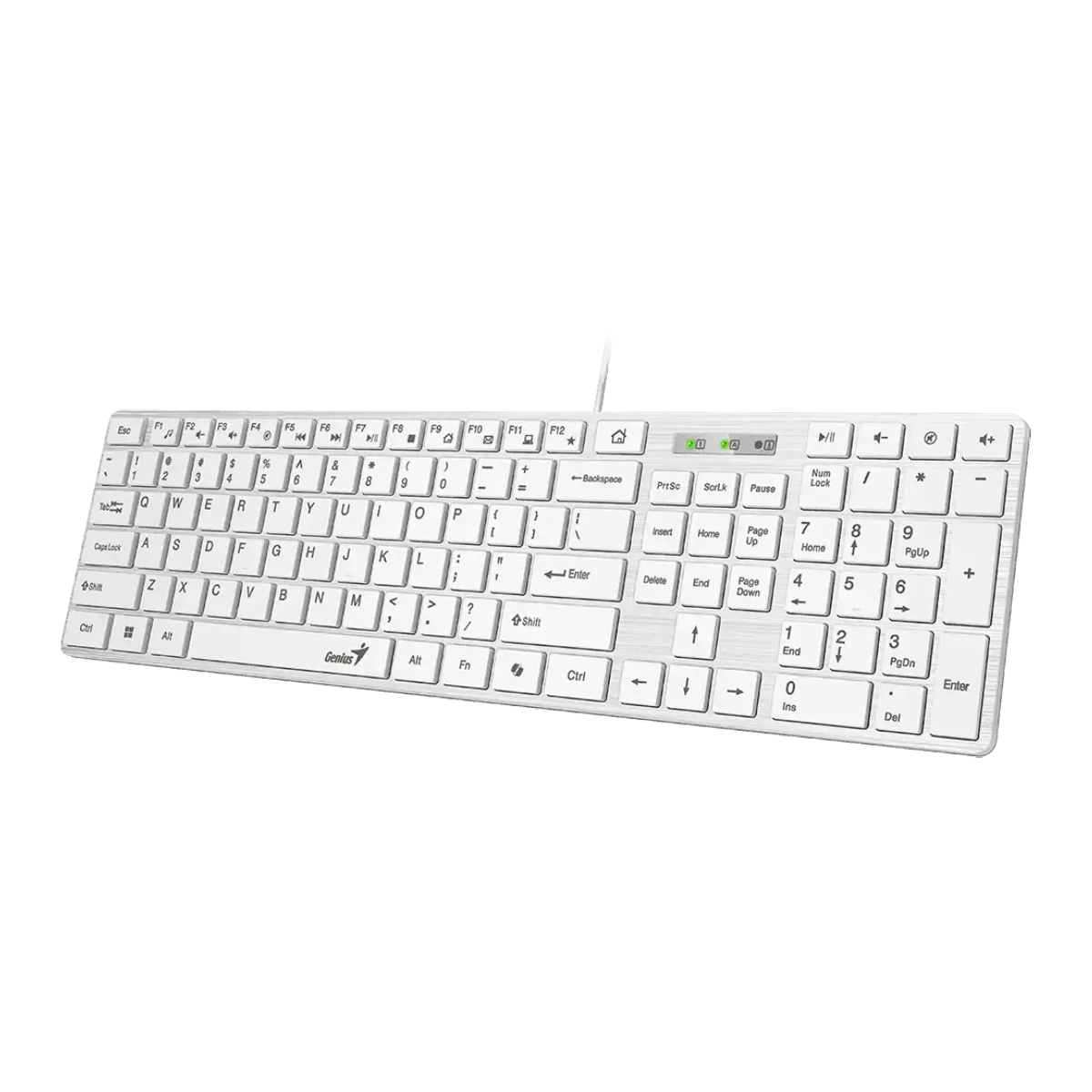 Tastatură Genius SlimStar 126, White în Moldova - xstore.md photo 0