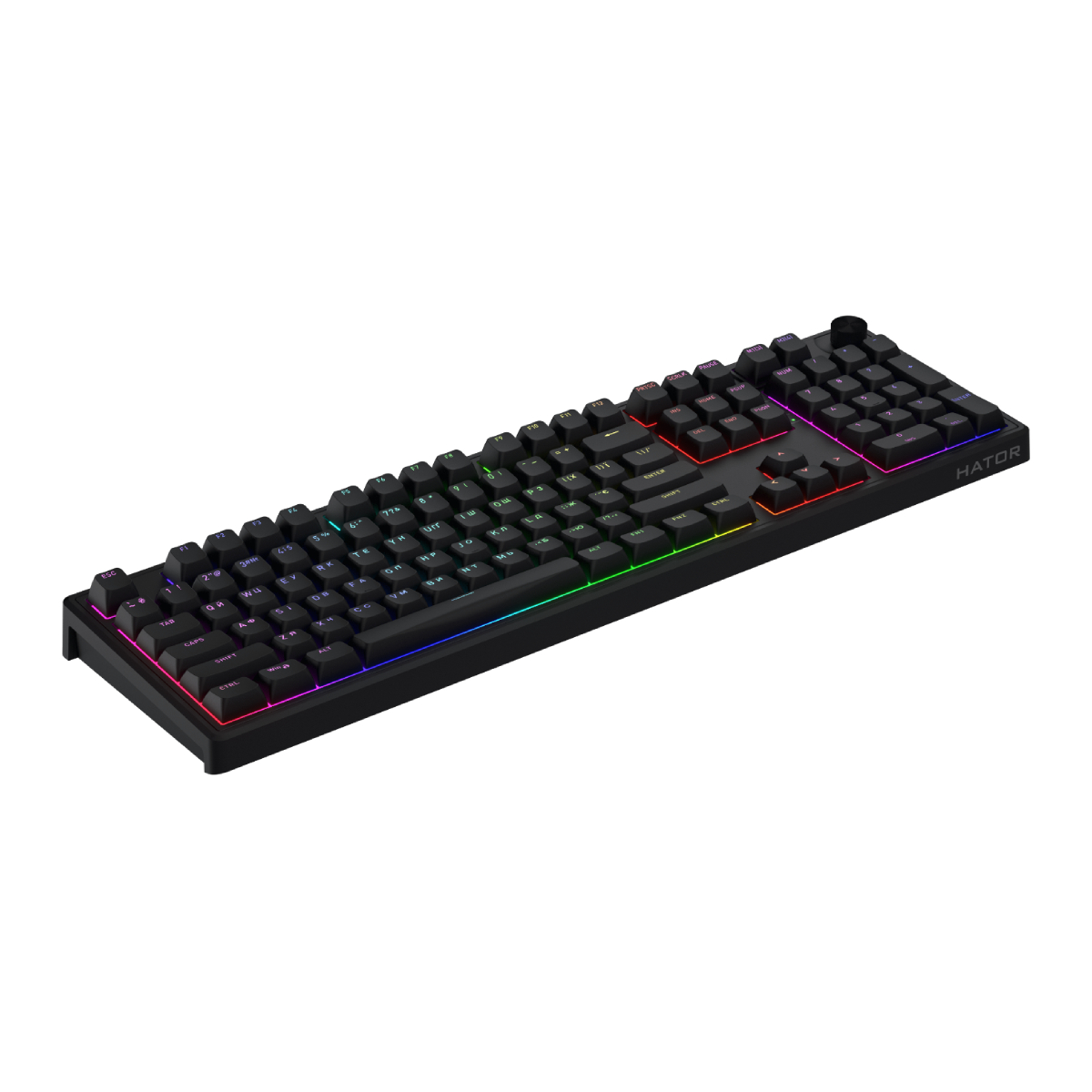 Проводная клавиатура HATOR Skyfall 100, Black - xstore.md photo 1