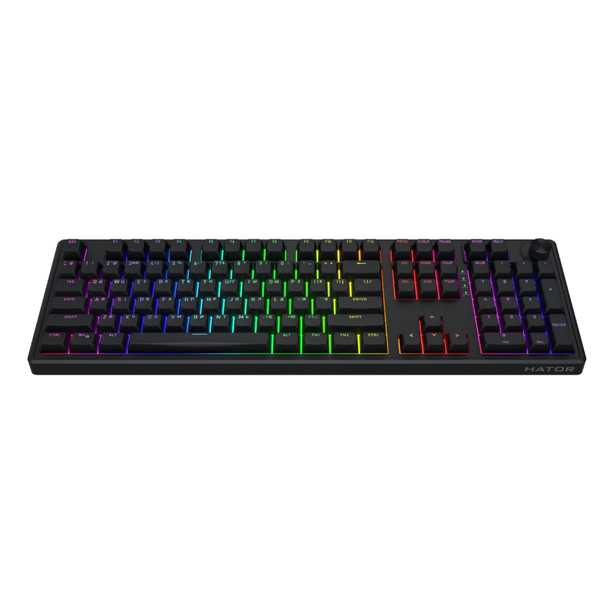 Проводная клавиатура HATOR Skyfall 100, Black - xstore.md photo 0
