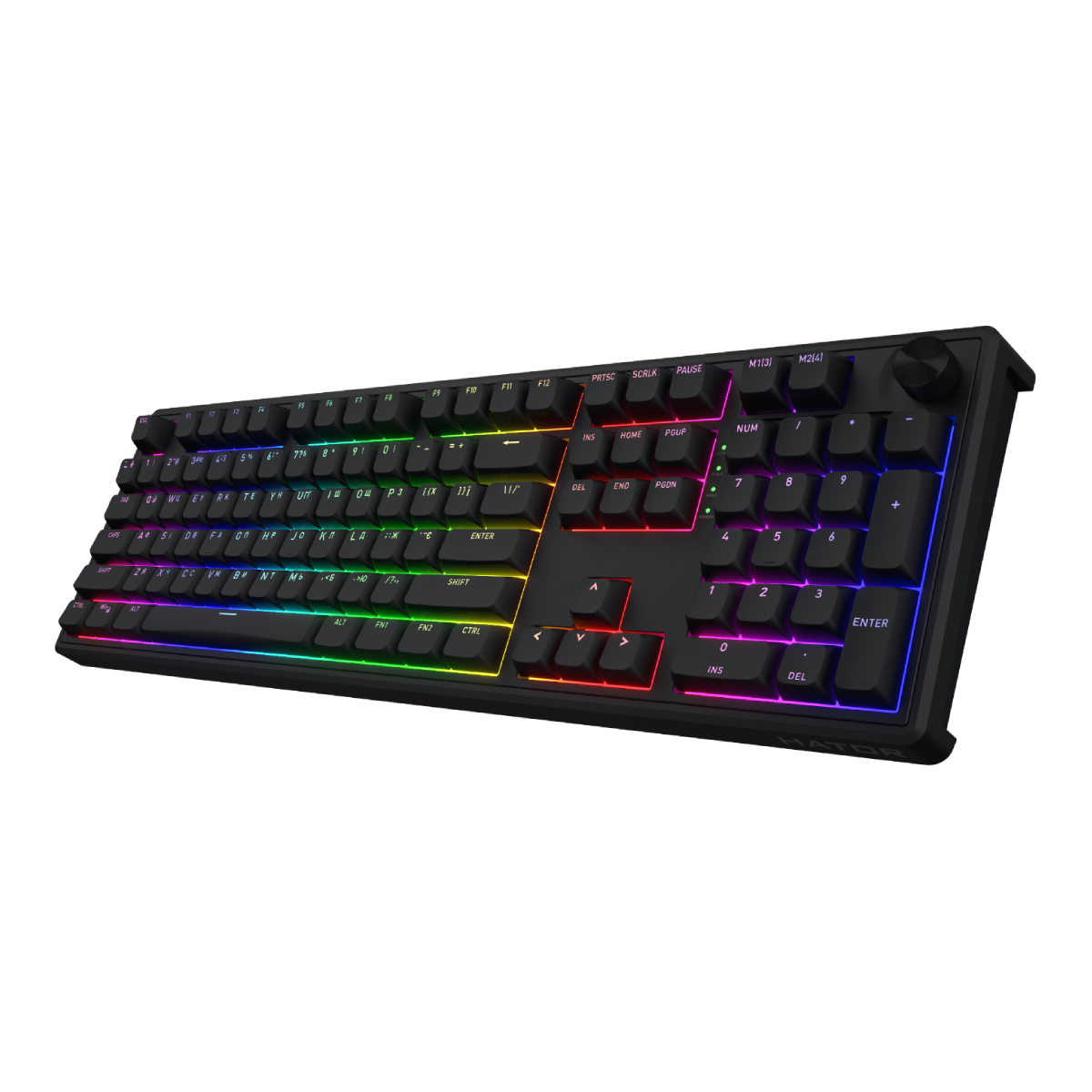 Проводная клавиатура HATOR Skyfall 100, Black - xstore.md photo 3