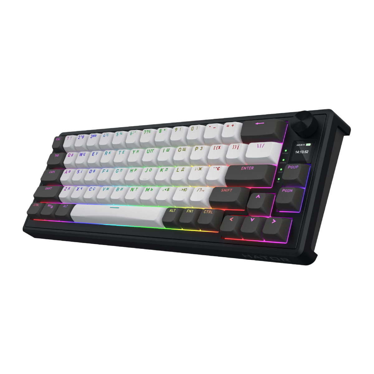 Tastatură fără fir HATOR Skyfall 65 Pro, Black - xstore.md photo 2