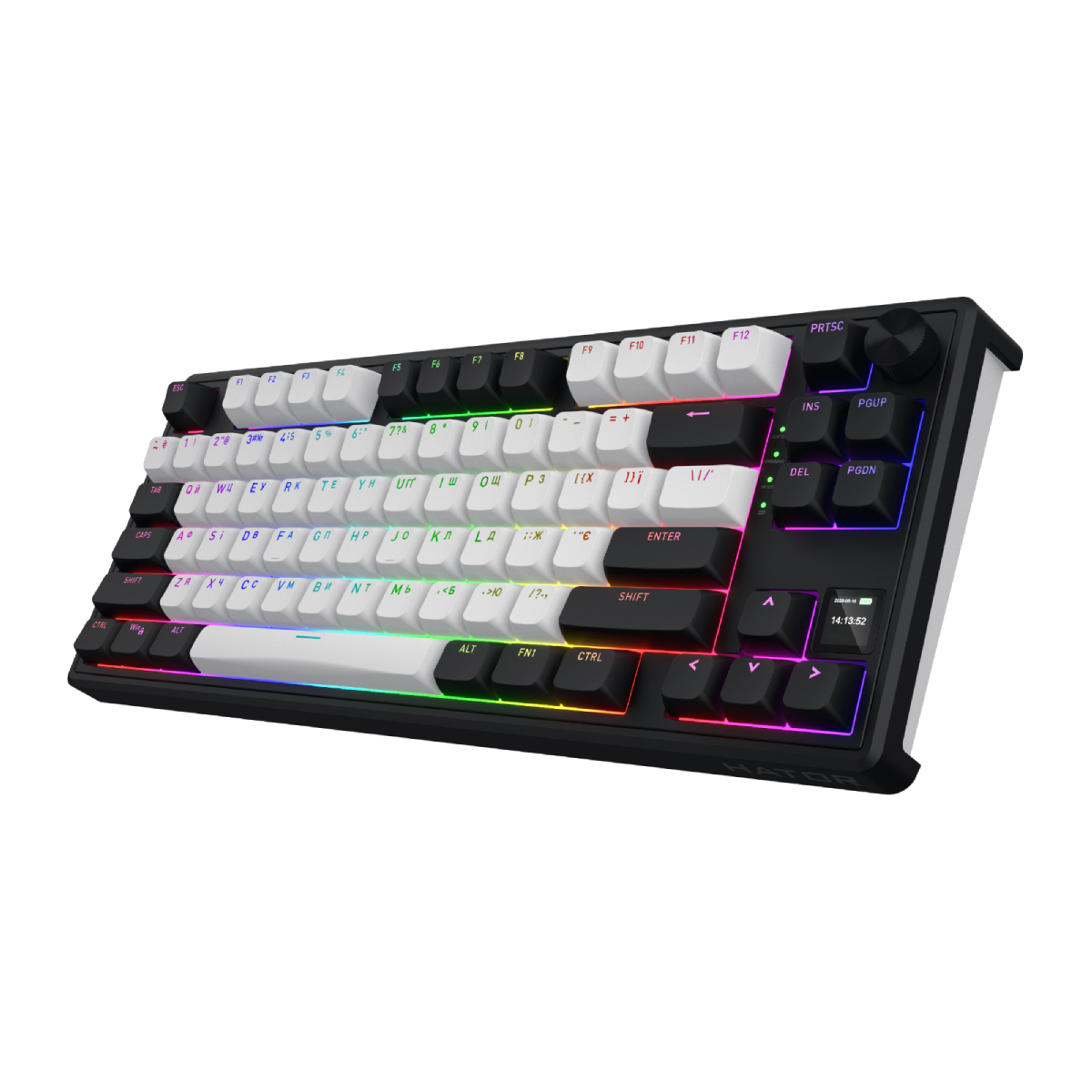 Беспроводная клавиатура HATOR Skyfall 80 MAG Ultima 8K, Black - xstore.md photo 2