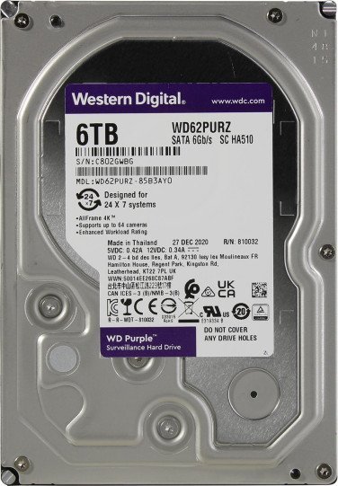 HDD WD Purple, WD62PURZ - xstore.md