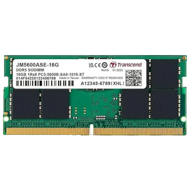Оперативная память Transcend JetRam, JM5600ASE-16G - xstore.md