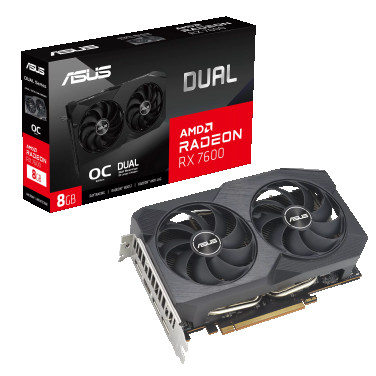 Placă video ASUS Dual Radeon RX 7600 V2 OC Edition - xstore.md