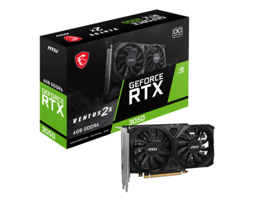 Видеокарта MSI GeForce RTX 3050 VENTUS 2X 6G OC - xstore.md