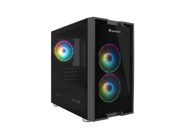 Carcasă Genesis Irid 353, Black - xstore.md