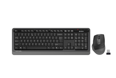 Tastatură fără fir + Mouse A4Tech FG1035, Grey - xstore.md