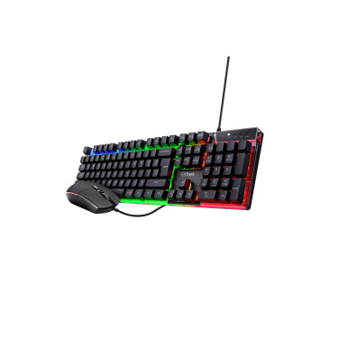 Tastatura + Mouse Trust GXT 838 Azor, Black - xstore.md