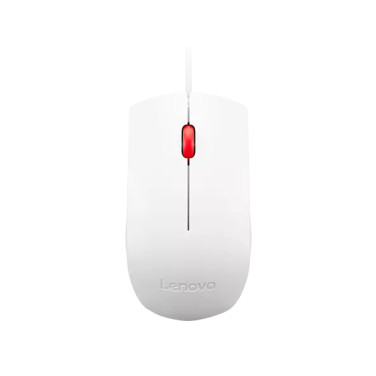 Mouse Lenovo Essential USB, White - xstore.md