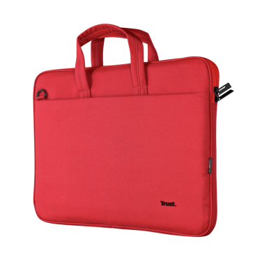 16❞ Geanta pentru laptop Trust Bologna Slim, Red - xstore.md