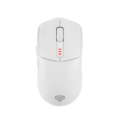 Wireless Mouse Genesis Zircon 500, White - xstore.md