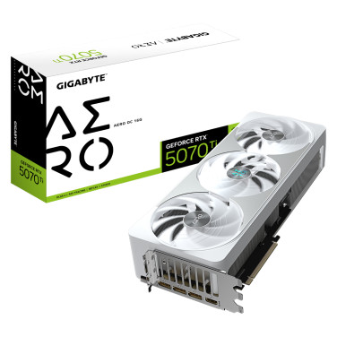 Placă video GIGABYTE GeForce RTX 5070 Ti AERO OC 16G - xstore.md