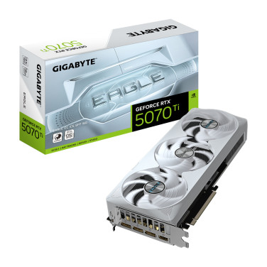 Placă video GIGABYTE GeForce RTX 5070 Ti EAGLE OC ICE 16G - xstore.md