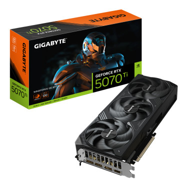 Placă video GIGABYTE GeForce RTX 5070 Ti WINDFORCE OC 16G - xstore.md