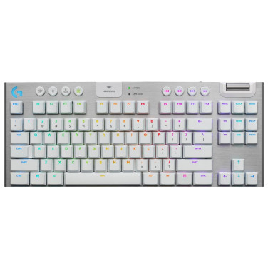 Tastatură fără fir Logitech G915 X TKL, White - xstore.md