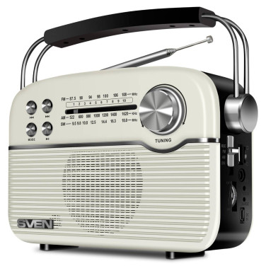 Портативная колонка SVEN SRP-500, White - xstore.md