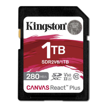 Карта памяти Kingston Canvas React Plus V60 1TB - xstore.md