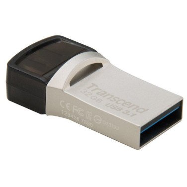 Флешка Transcend JetFlash 890 32GB, Silver - xstore.md