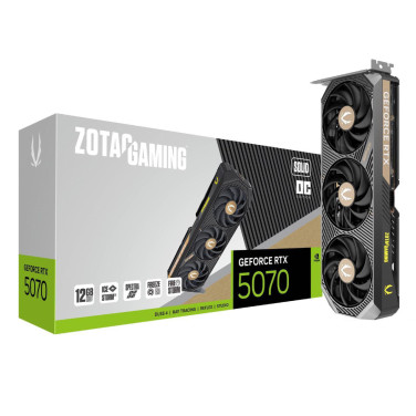 Placă video ZOTAC GeForce RTX 5070 SOLID OC - xstore.md
