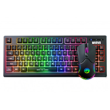 Клавиатура + мышь Marvo Combo KW516 Black - xstore.md