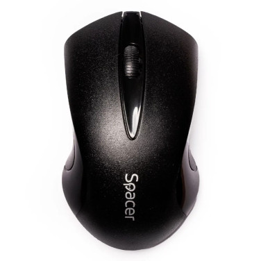 Мышь Spacer Wireless, Black - xstore.md