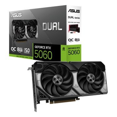 Placă video ASUS Dual GeForce RTX 5060 OC Edition - xstore.md