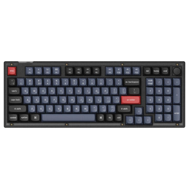 Tastatură Keychron V5 QMK/VIA, Frosted Black - xstore.md