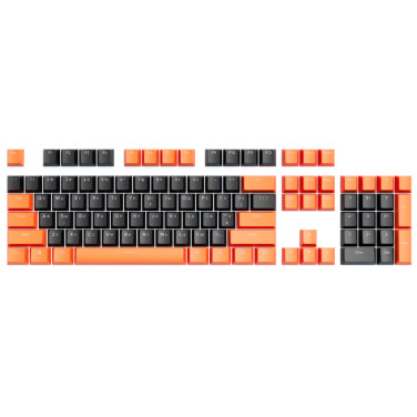 Кейкапы Dark Project KS-43, Black / Orange - xstore.md