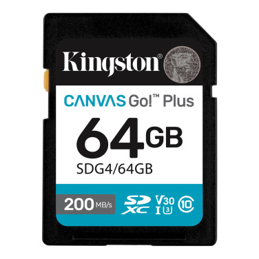 Карта памяти Kingston Canvas Go! Plus 64GB - xstore.md