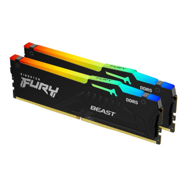 Memorie RAM Kingston FURY Beast RGB, KF556C36BBEAK2-128 - xstore.md