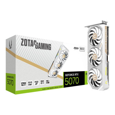 Placă video ZOTAC GeForce RTX 5070 AMP White Edition - xstore.md