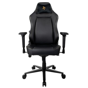 Scaun Gaming AROZZI Primo PU, Black/Gold - xstore.md