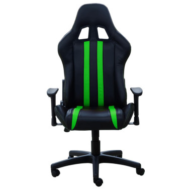 Игровое кресло SPACER TRINITY, Black-Green - xstore.md