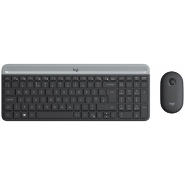 Tastatură + Mouse fără fir Logitech MK470, Black - xstore.md
